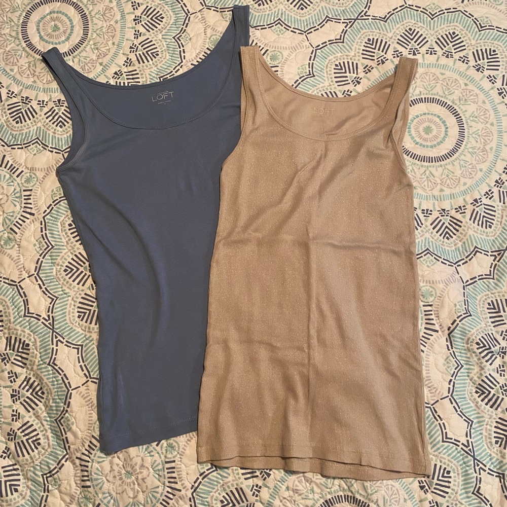 2 Ann Taylor Loft Tank Tops